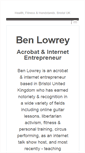 Mobile Screenshot of benlowrey.com